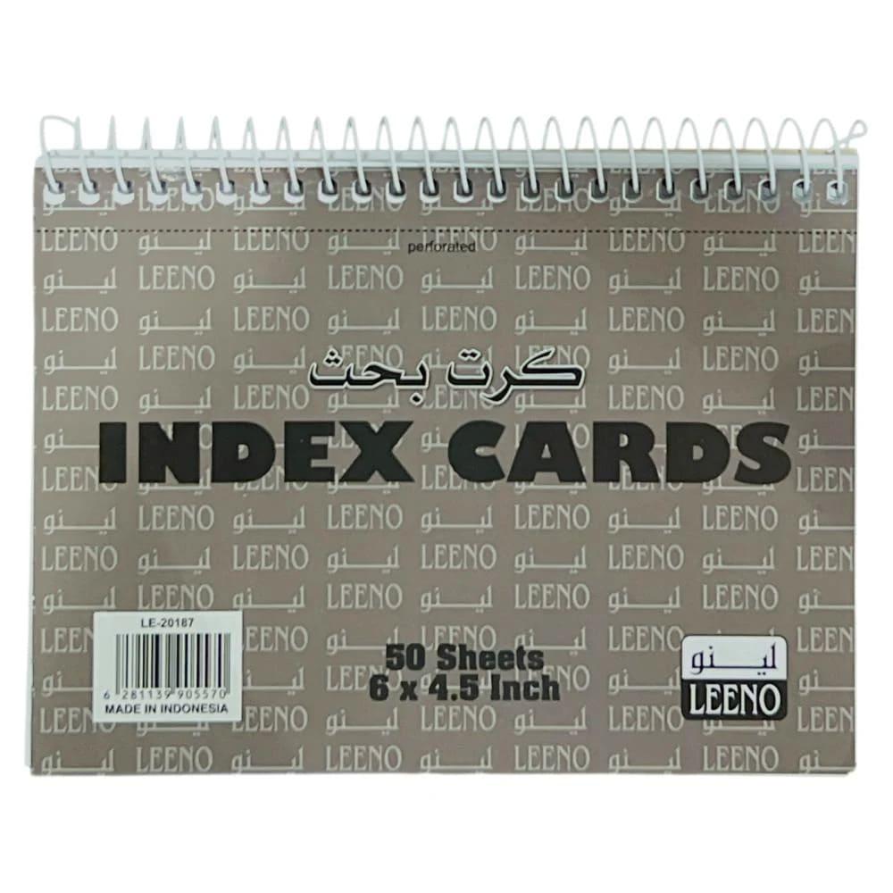 Leeno Spiral Index Card LE-20187